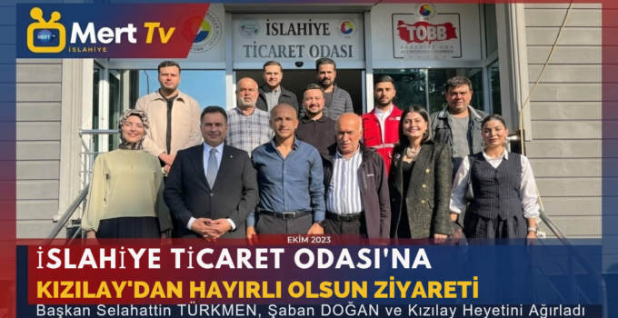 Türk Kızılay İslahiye Şubesinden Hayırlı Olsun Ziyareti