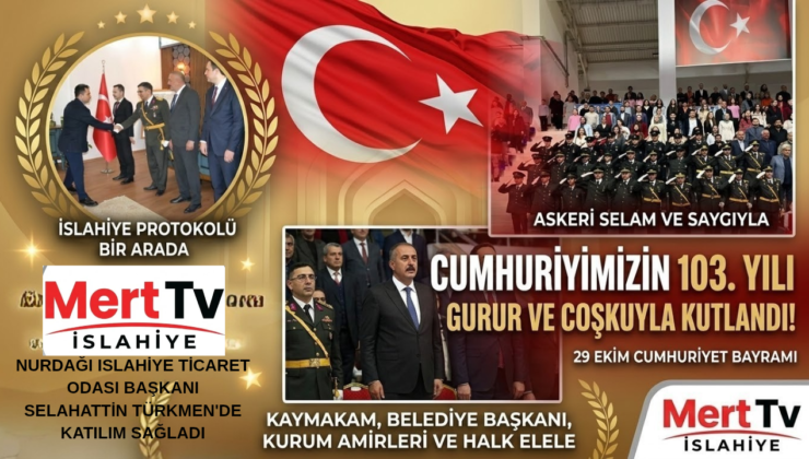 İslahiye’de 29 Ekim Coşkusu